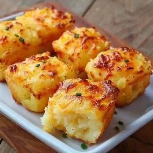 Mediterranean recipes Cheesy Potato Puffs